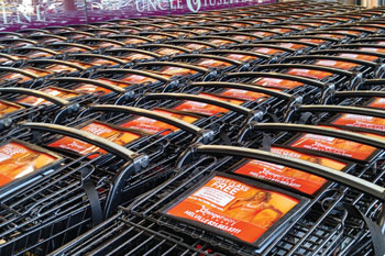 Advertising on Shopping Carts